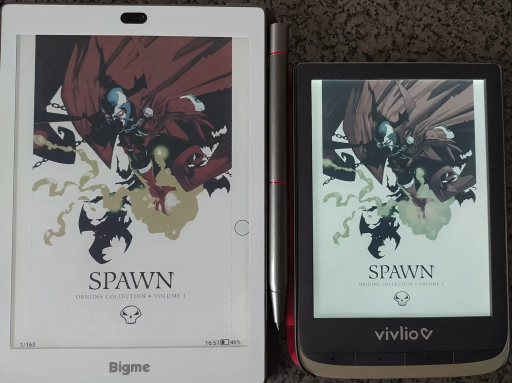 kaleido 3 vs kaleido 1 e ink screen comparison