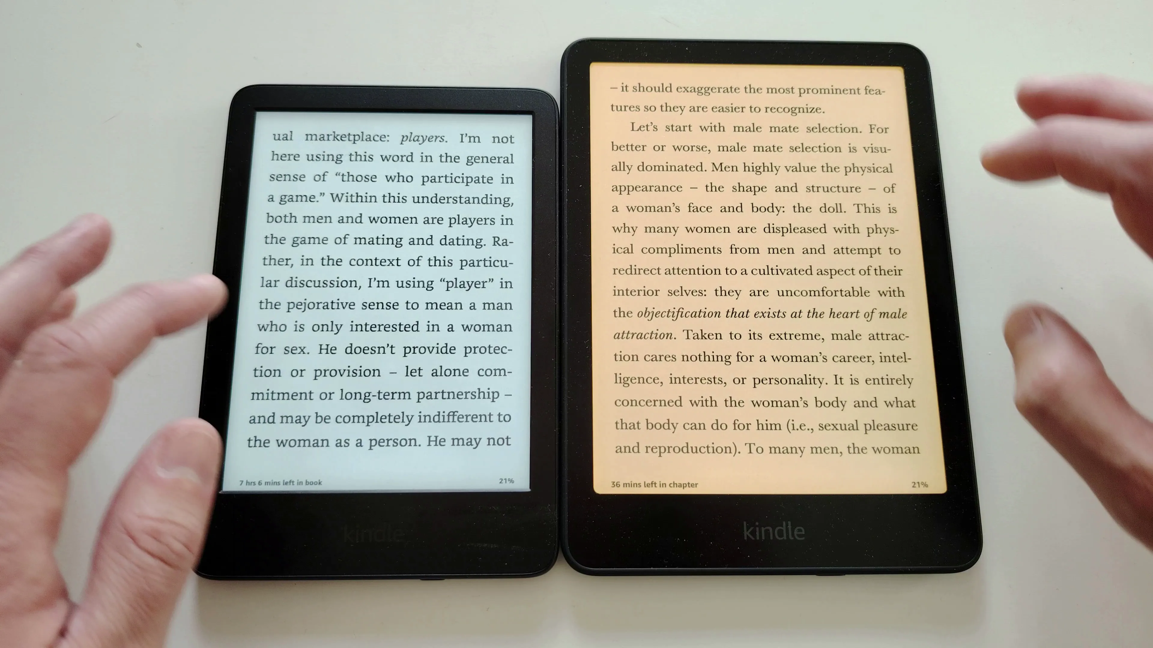 Kindle vs Kindle Paperwhite (12th generation - 2024 version)