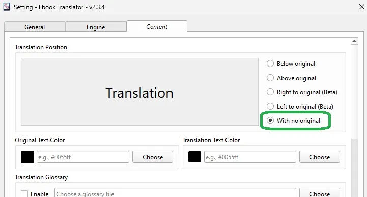 ebook translator settings plugin calibre tuto