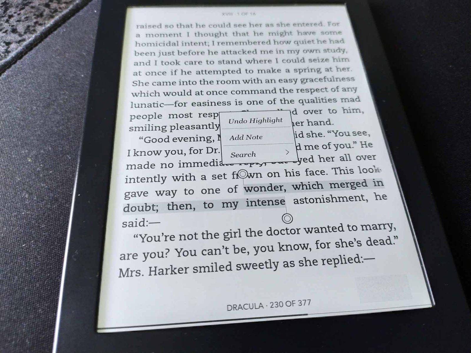 add not and hightlight kobo e-reader