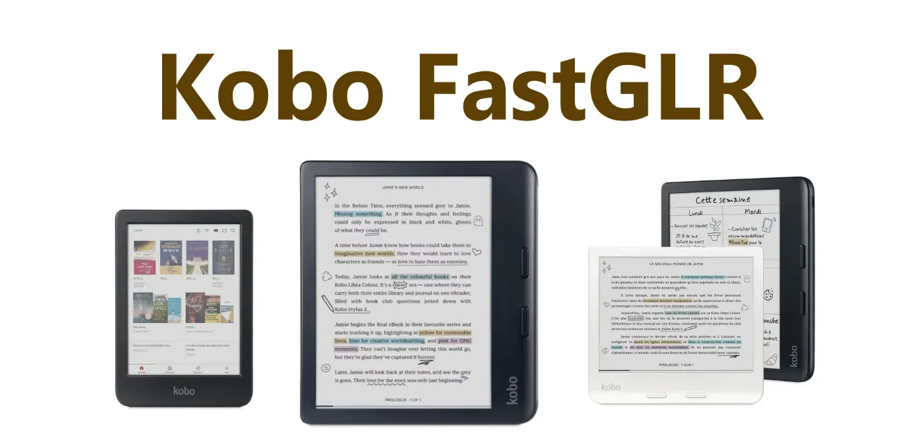 kobo fastglr on color e-reader