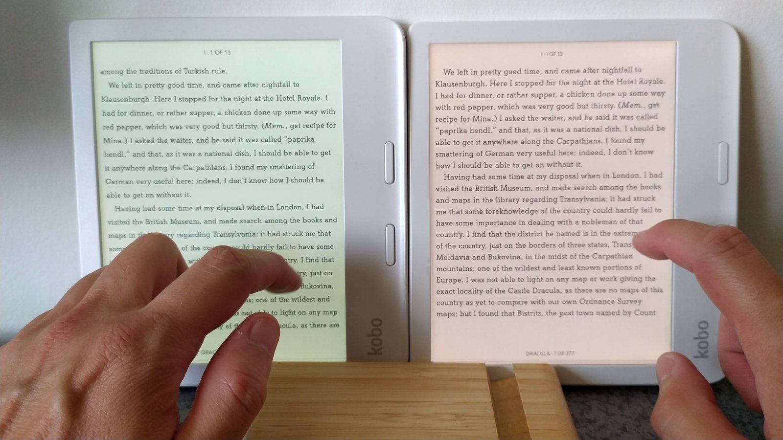 Kobo Libra Color vs Kobo Libra 2 comparison