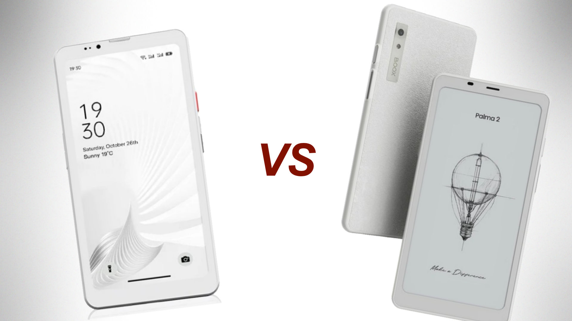 Comparison of the HiBreak Pro and the Boox Palma 2