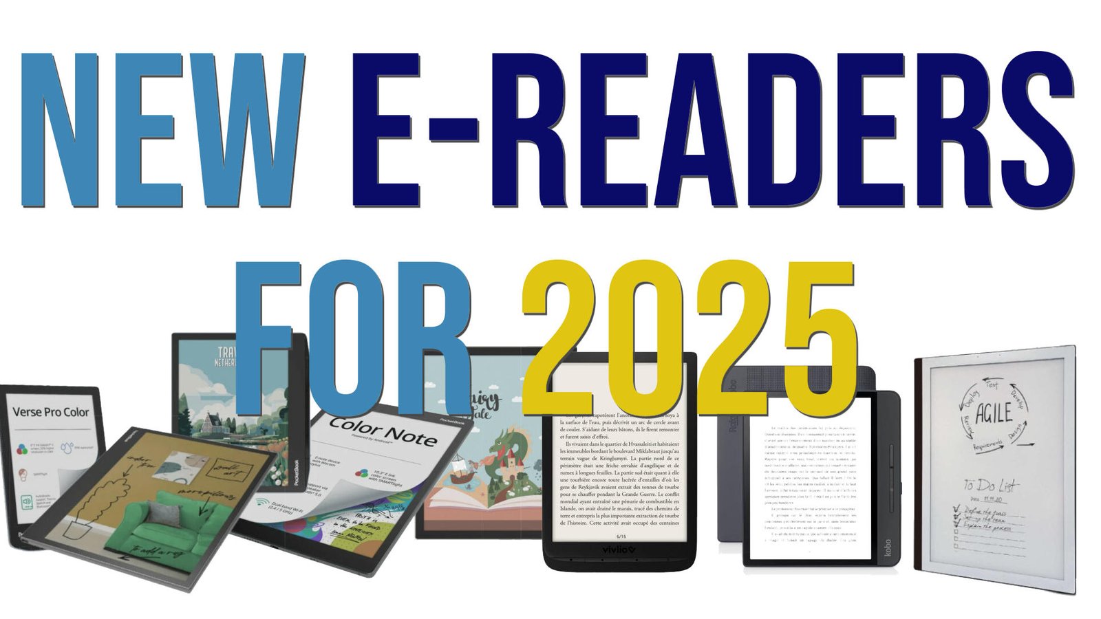 new e-readers 2025