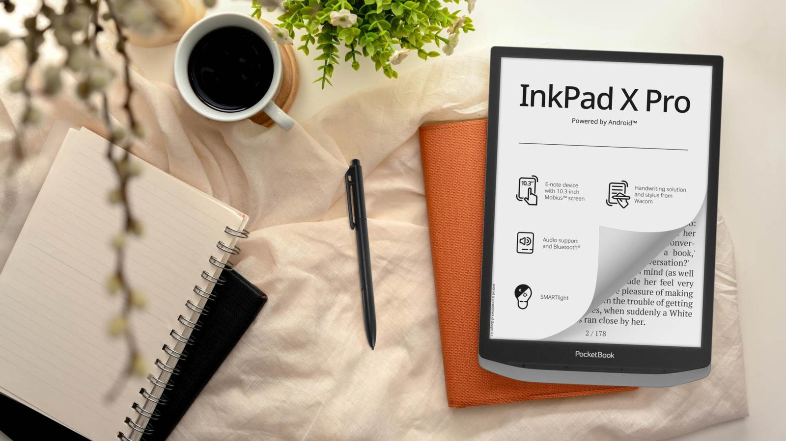 Pocketbook inkpad X pro e-reader