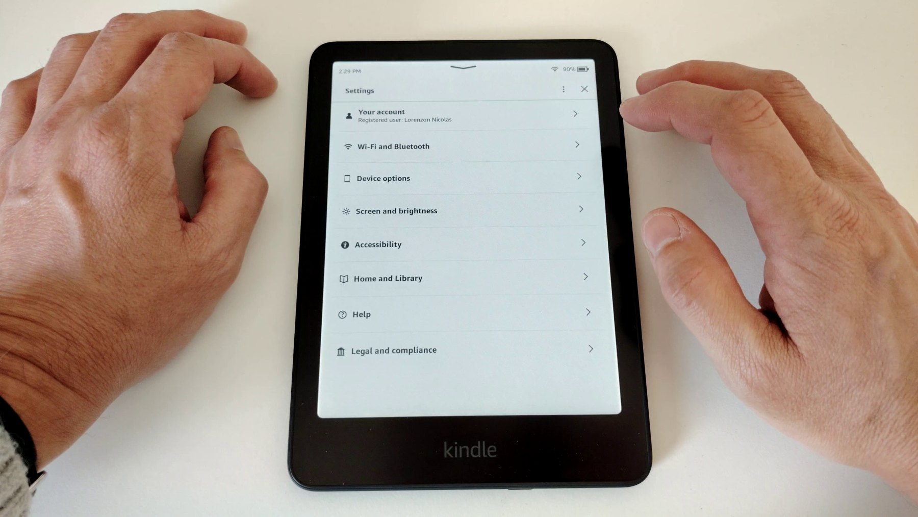 kindle colorsoft review settings