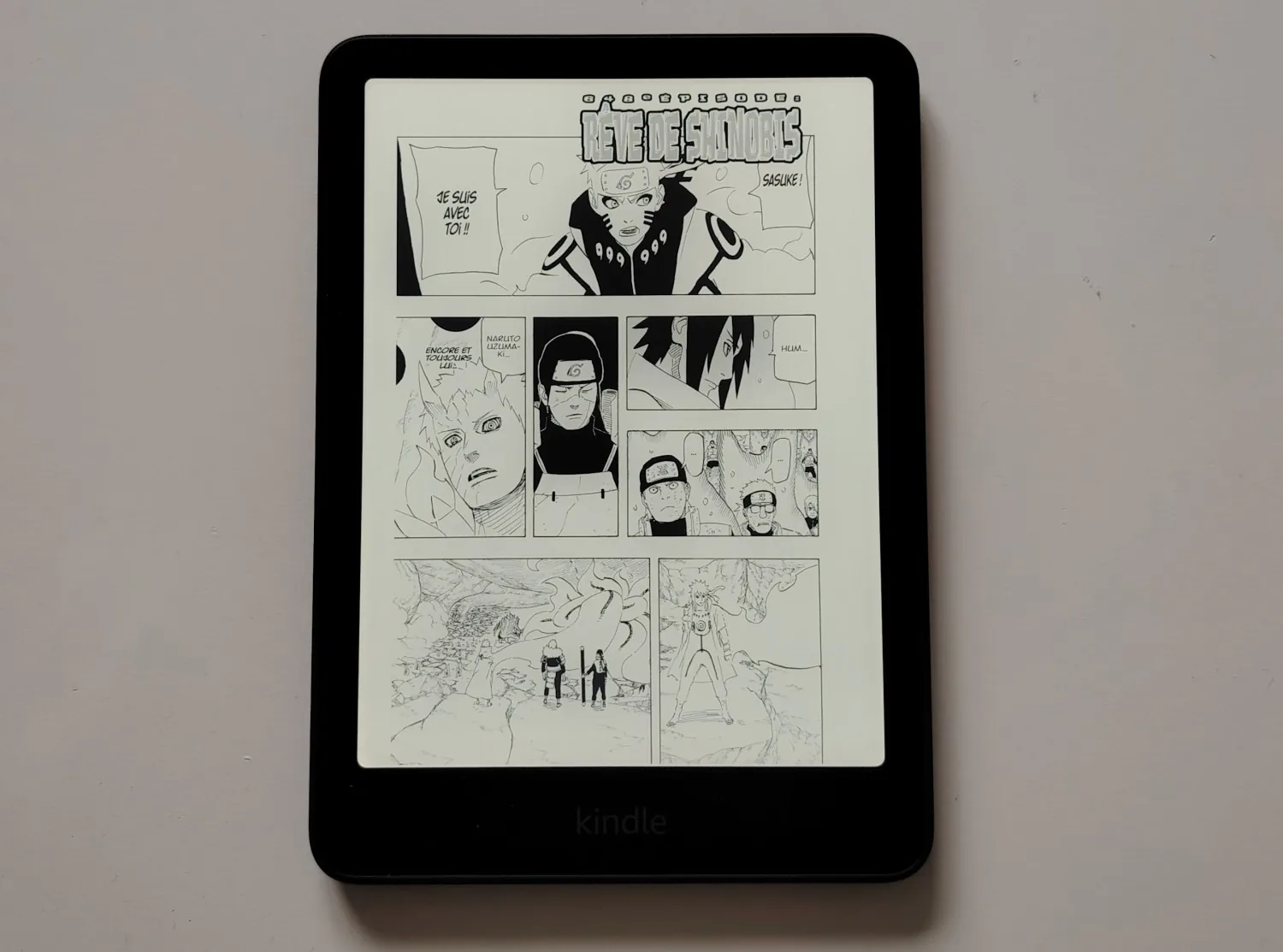 kindle enlarge manga on screen