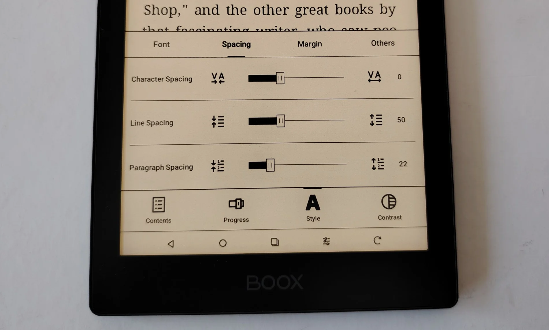 onyx boox go 6 e-reader