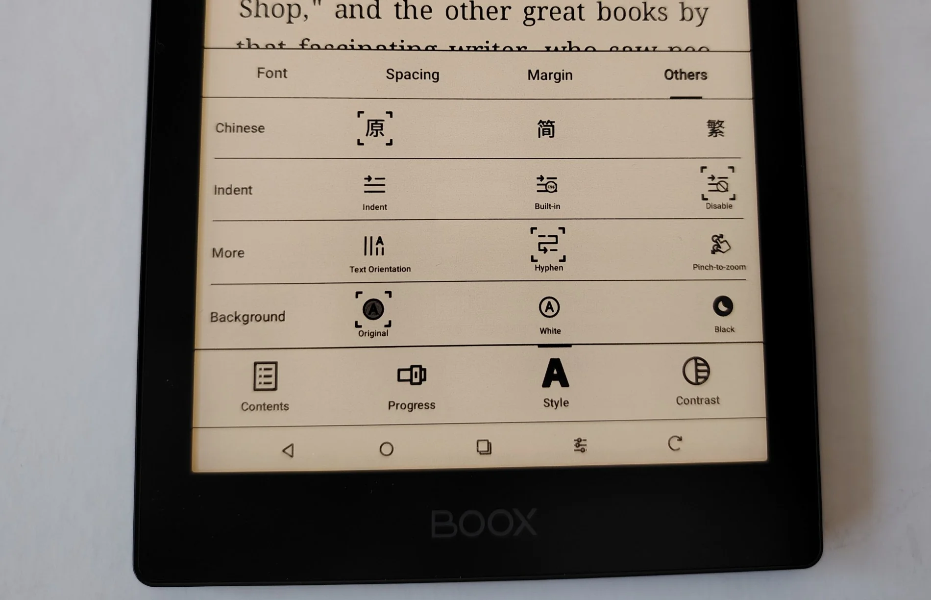 onyx boox go 6 e-reader