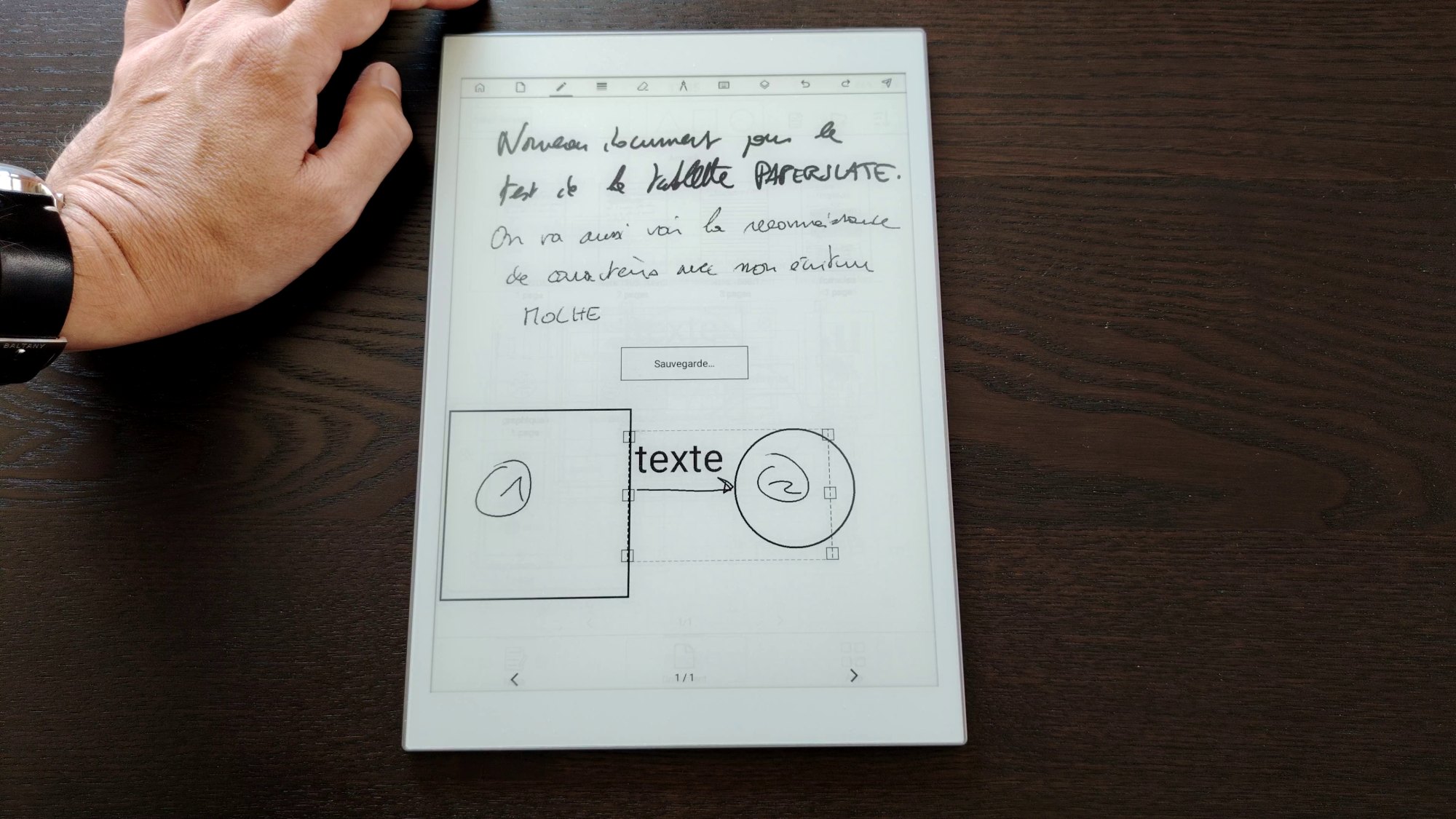 paperslate e-ink tablet