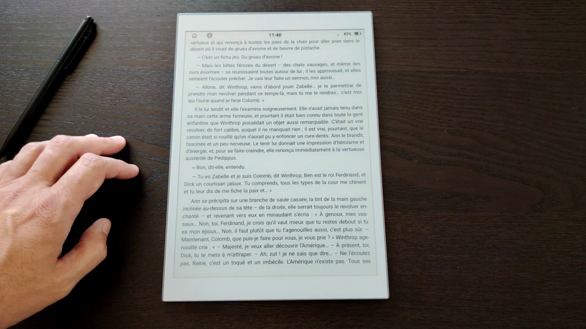paperslate e-ink tablet
