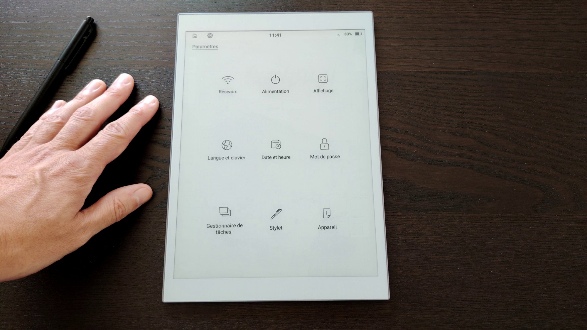 paperslate e-ink tablet