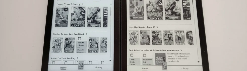 Kindle vs Kindle Paperwhite (12th generation – 2024 version)
