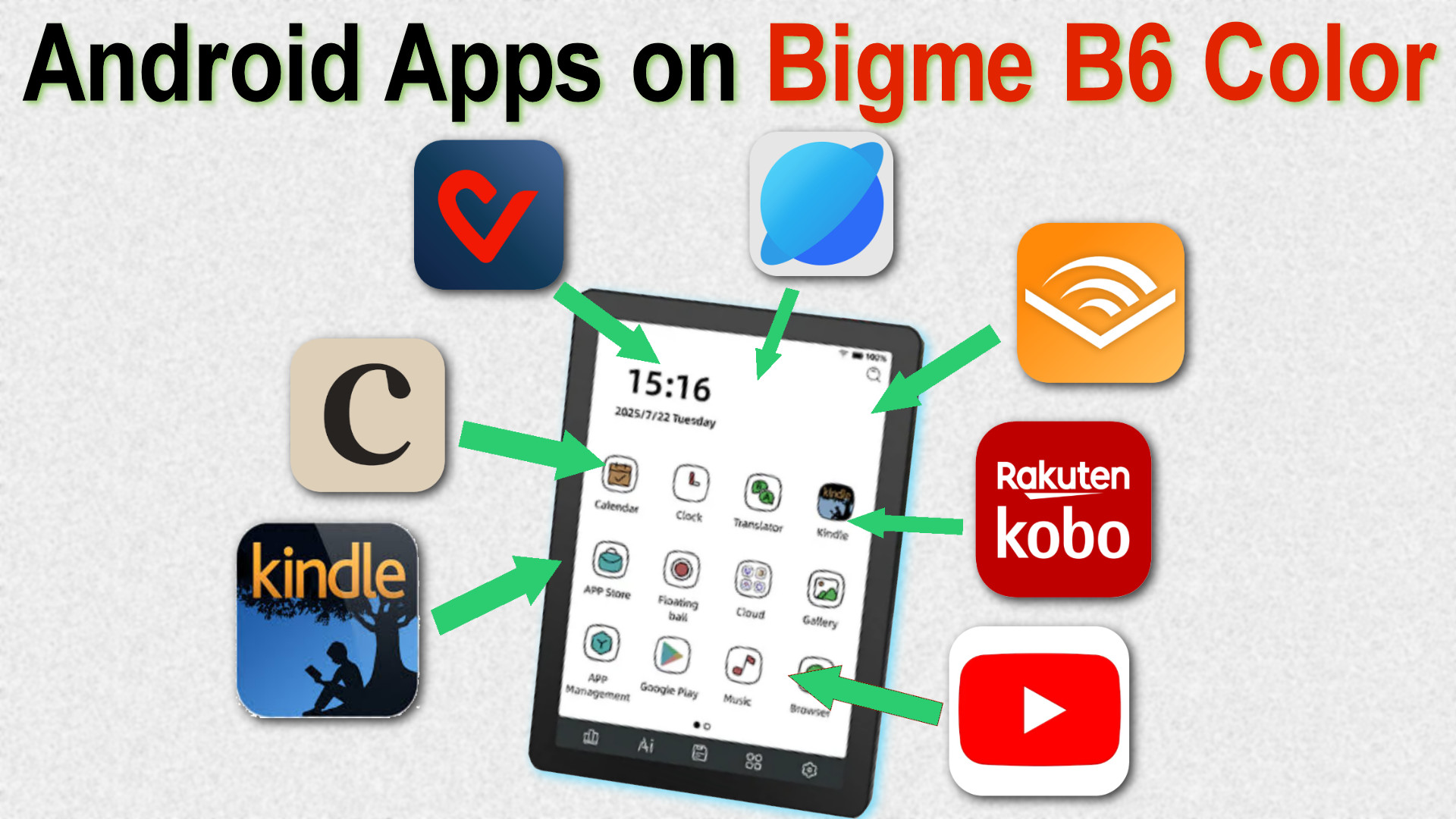 How Android Apps Work on a Bigme E-Reader?