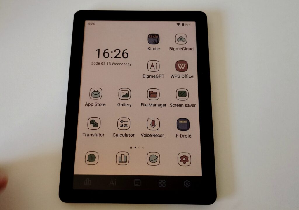 bigme B6 color android 14 ereader