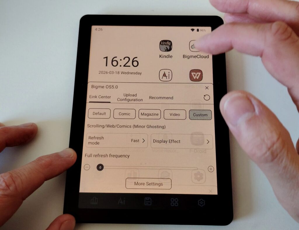 bigme B6 color android 14 ereader