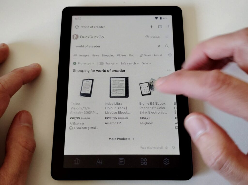 bigme B6 color android 14 ereader