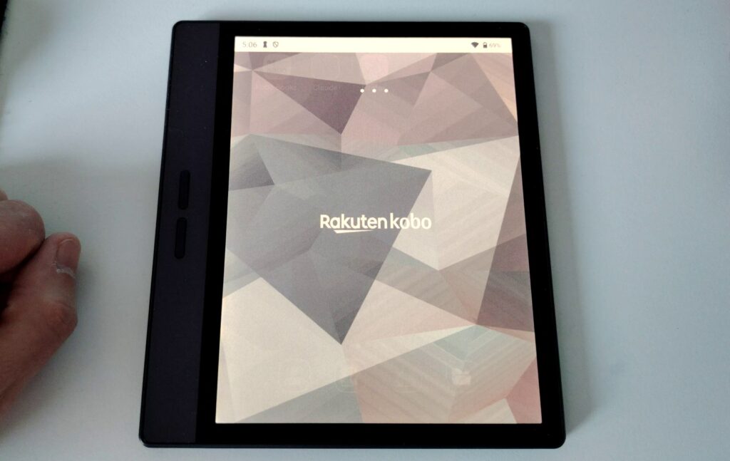 bigme B7 color e-reader review kobo app
