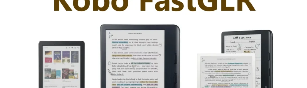 What is FastGLR on color Kobo e-readers?