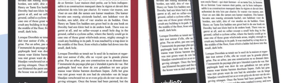Two new French e-readers: Vivlio Light and Vivlio Light HD