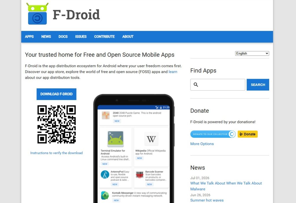 f-droid website