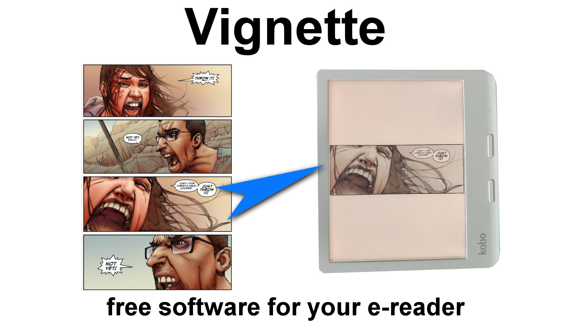 Vignette for E-readers: read your comics comfortably on any e-reader